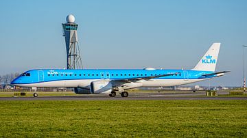KLM Cityhopper Embraer E195-E2 Passagierflugzeug.