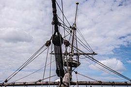 Bouton de beaupré du Batavia sur Brian Morgan