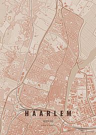 Stadtplan von Haarlem-Noord von Stef van Campen