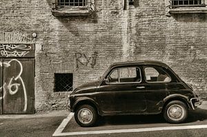 Fiat 500 à Bologne.