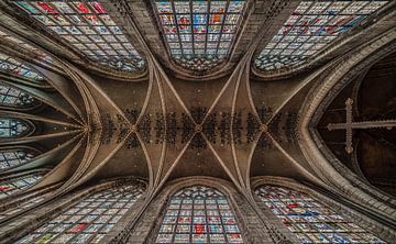 Sint Guido kerkplafond van Werner Lerooy