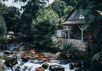 Wassermühle im Schwarzwald von Coert van Opstal