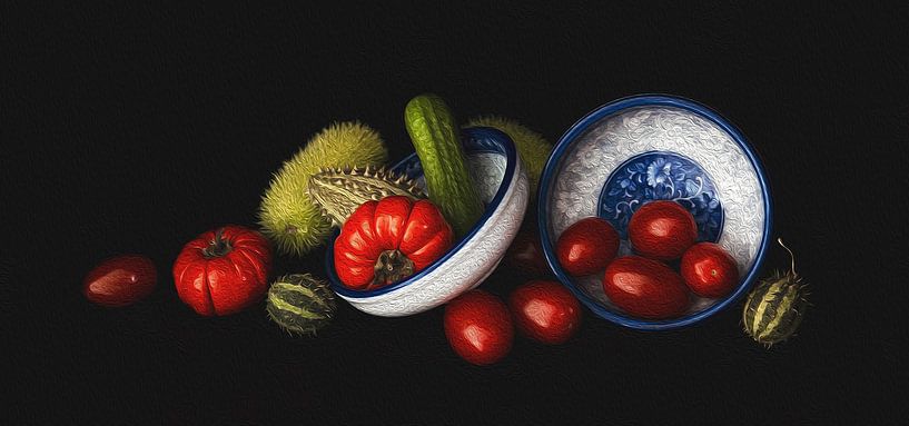 Stillleben-Gemüse von Mei Bakker