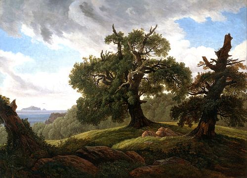 Carl Gustav Carus. Landschap langs de Elbe