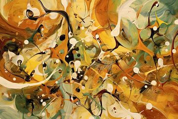 Lizards Solving puzzles | Moderne Kunst van Studio Blikvangers