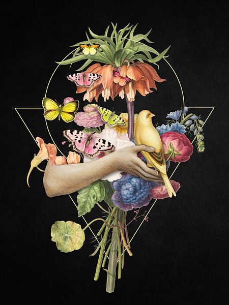 Spring Collage by Marja van den Hurk
