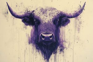Taurus Portrait in Lila Intensive Stärke