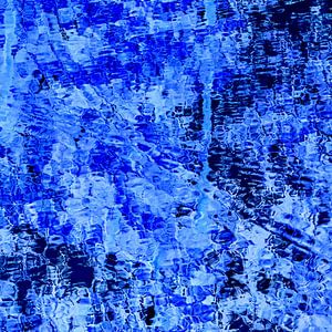 Edited water in blue and purple