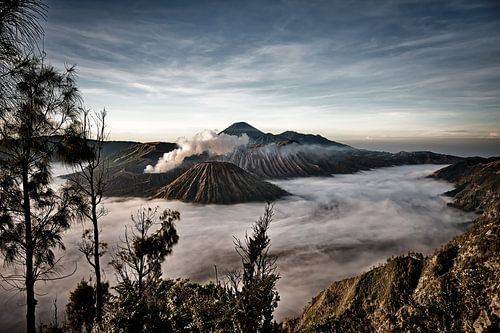 Het majestueuze ontwaken van de Bromovulkaan op Java