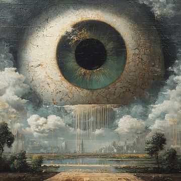 Eternal Eyes Witness Every Mistake by Aden Pink Studio