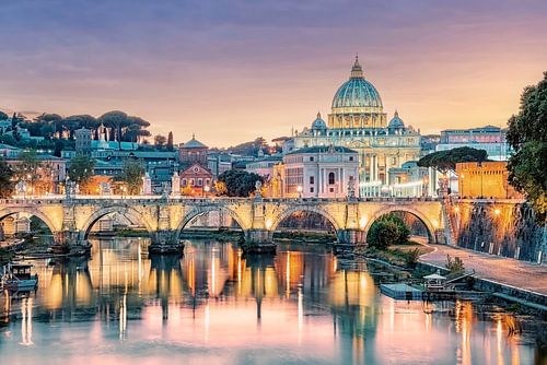 Sunset over Rome