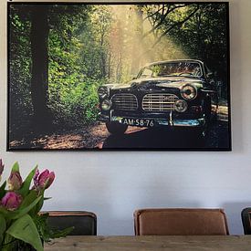 Klantfoto: Volvo Amazon  van Remy De Milde, op canvas