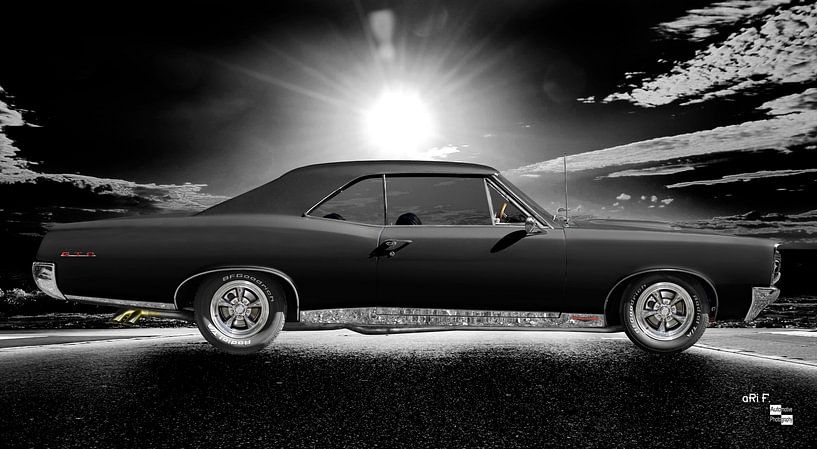 1967 Pontiac GTO in black by aRi F. Huber