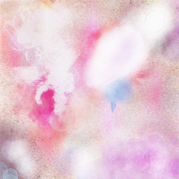 Pink wonder abstrait par nachtfarbenart