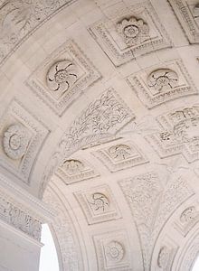 Einzelheiten zum Louvre, Paris