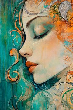 Harmony of colours - Hidden soul by Poster Art Shop