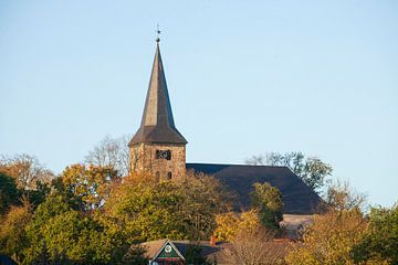 Kerk in het avondlicht, Lesum