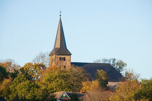 Kirche im Abendlicht, Lesum