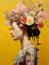 Young lady with flowers on her head by Danny van Eldik - Perfect Pixel Design