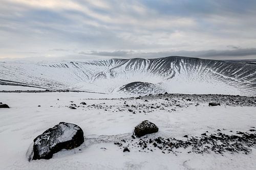 De adem van de aarde – winter op Hverfjall