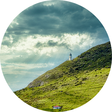 Uitkijktoren op een bedje van groen