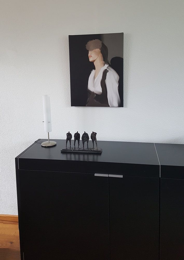 Porträt in erdigen Tönen  von Carla Van Iersel 