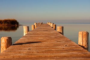 Le matin sur le ponton sur Silvio Schoisswohl