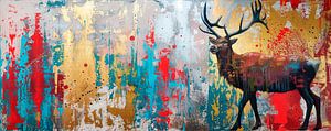 Peinture du cerf moderne
