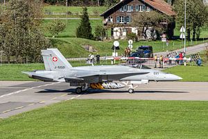 Boeing F/A-18C Hornet der Schweizer Luftwaffe.