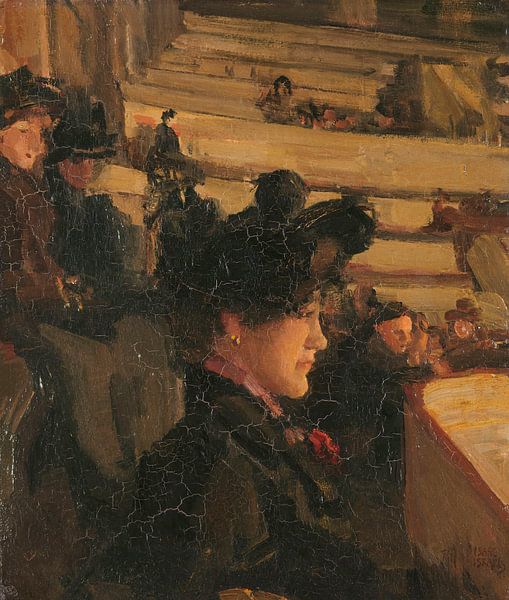 In het theater, Isaac Israels van Meesterlijcke Meesters