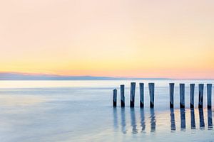 Wellenbrecher auf Ameland, Niederlande