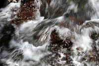 Waves breaking on the rocks