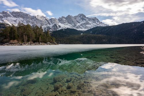 Eibsee in de winter