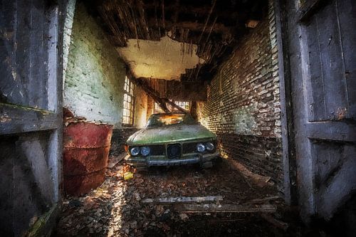 Een verlaten auto / BMW