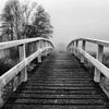 the bridge - black&white by Yvonne Blokland