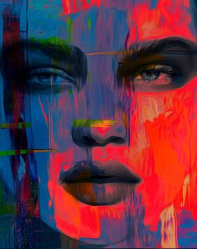 Gewoon gezicht - Ultra HD Abstracte Game 377 van Team W 32 Gallery