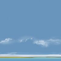 Blauwe luchten in de tropen