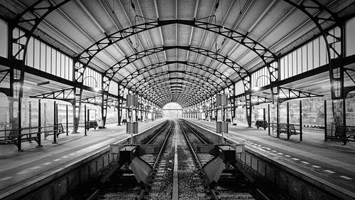 Haarlem : Quai ouest de la gare 1 sur OK-ART