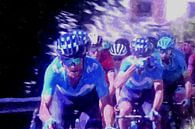 Wielrennen kopgroep in de Tour de France van Paul Nieuwendijk thumbnail