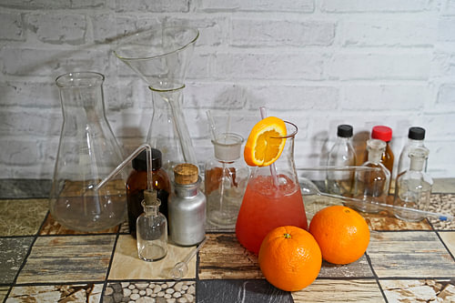 Rum Sinaasappel Cocktail in een fles