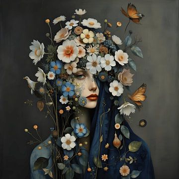 De wachter van de bloemen van Jolique Arte