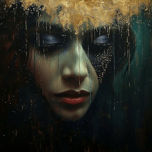 Subdued abstract portrait