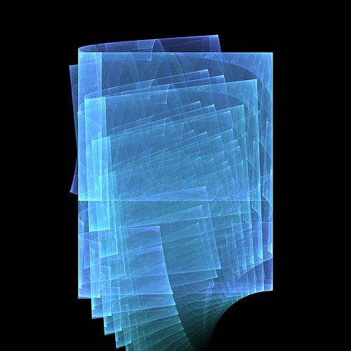 Rendu 3D d'une fractale sur W J Kok