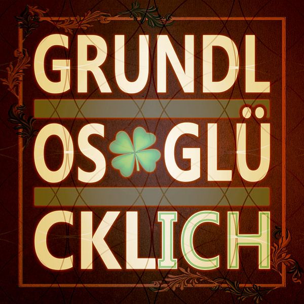 Joie de vivre en forme de carré - Impression sur toile carrée pour le bonheur sans raison | Adler &amp;amp ; Co. par ADLER & Co / Caj Kessler