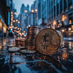 Bitcoin auf der Straße