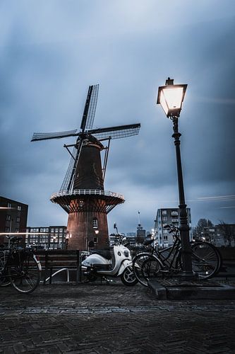 Windmolen in Delfshaven Rotterdam