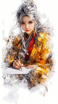 The basis of communication is still pen and paper alongside words. by Harry Stok