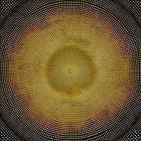 Straling - cirkel in stukjes II van Lily van Riemsdijk - Art Prints with Color