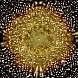 Radiation - cercle en morceaux II sur Lily van Riemsdijk - Art Prints with Color