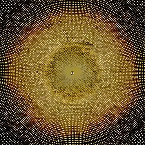 Radiation - cercle en morceaux II sur Lily van Riemsdijk - Art Prints with Color